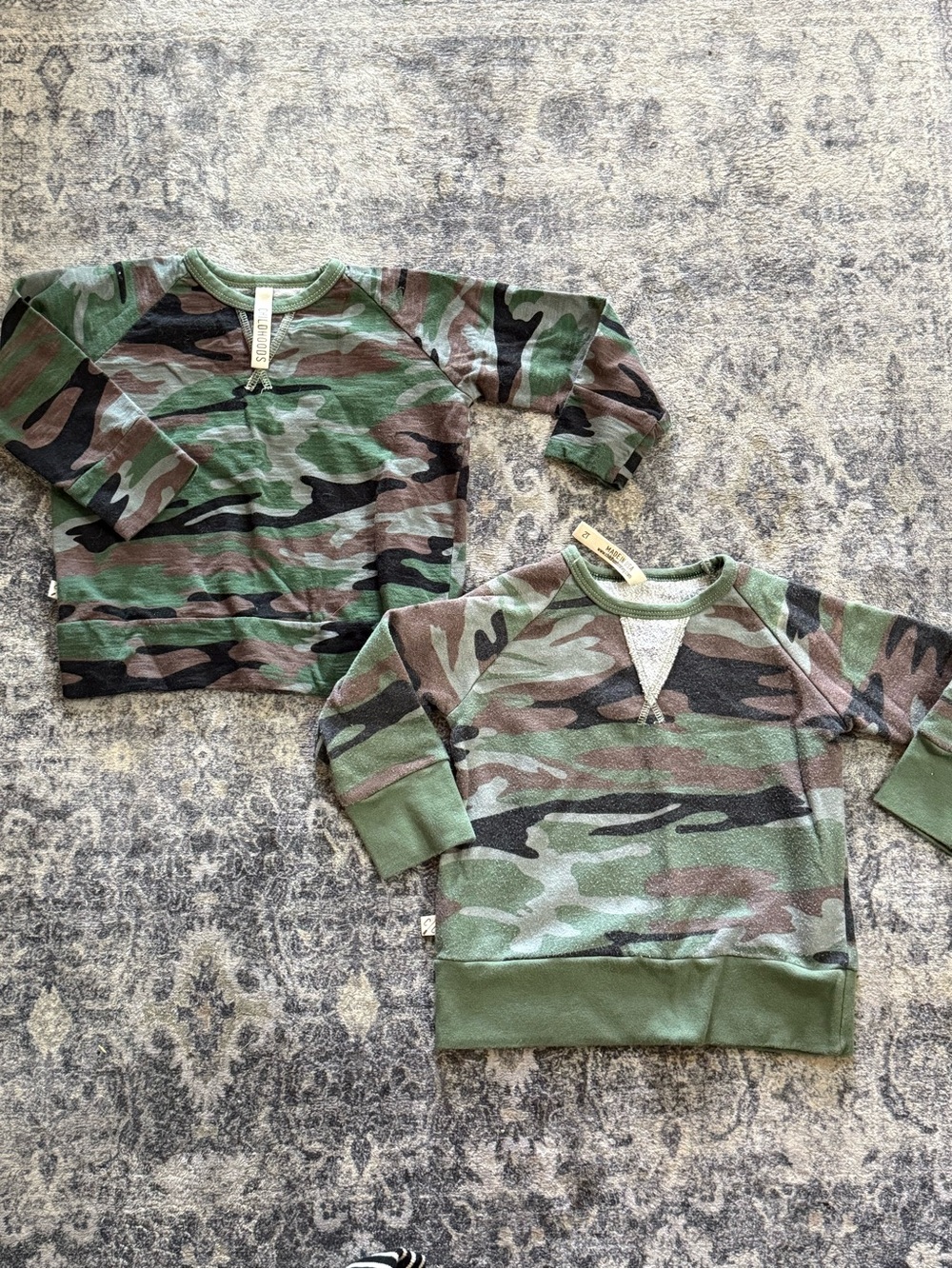 Childhoods clothing Camo Crewneck Sweatshirts